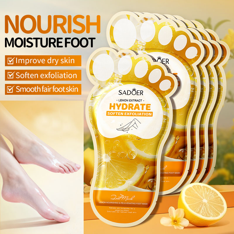 Foot Mask Peeling - 3/5pcs hyaluronic acid exfoliating foot mask,
