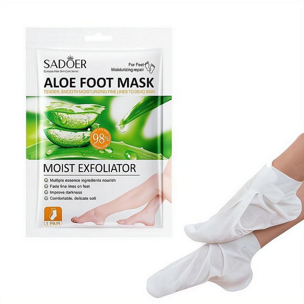 Foot Mask Peeling - Aloe Vera Foot Mask Exfoliating Moisturizing