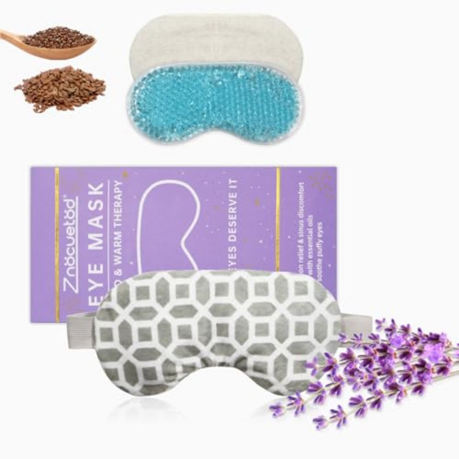 Eye Mask Heated - 2 in 1 Heated/Ice Eye Mask
