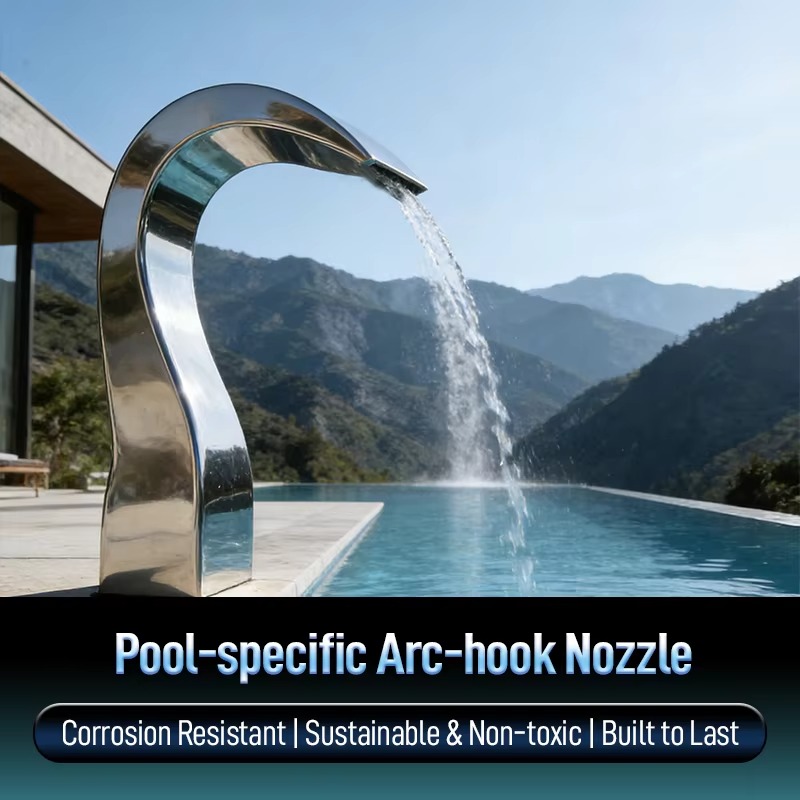 Spa&Wellness Earth City Шелепиха - Stainless Steel Arc Hook Nozzle Water