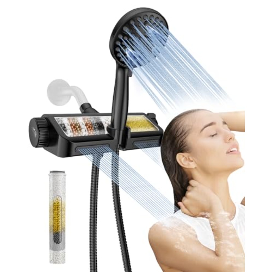Spa&Wellness Earth City Шелепиха - Filtered Shower Head with Handheld Combo