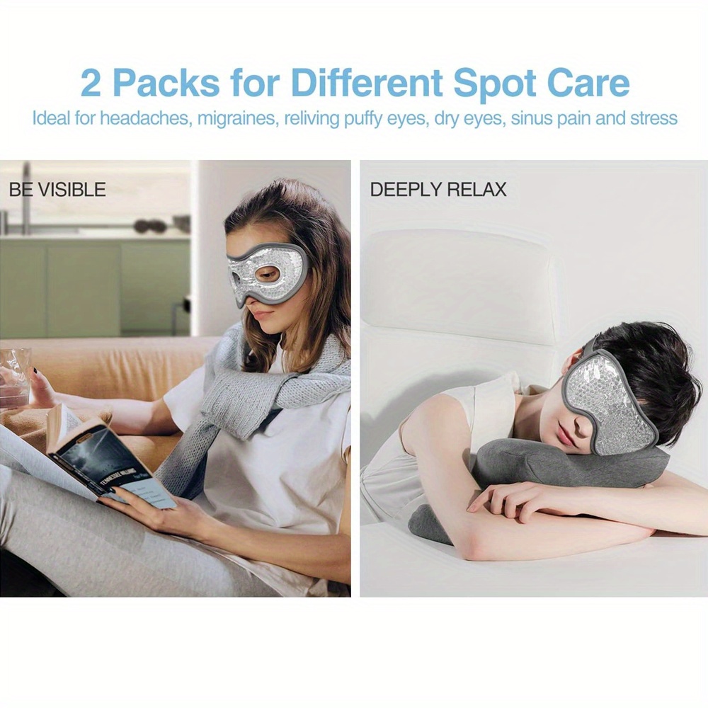 2Pcs/Set Gel Eye Mask Cooling  – обзор и цена Eye Mask Heated