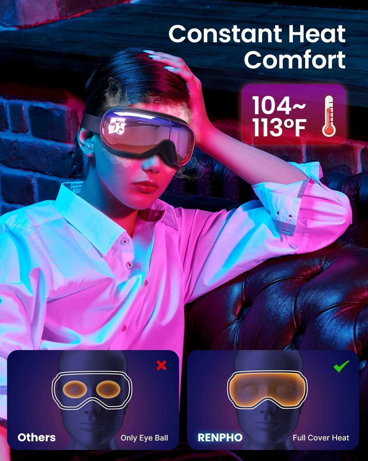 Eye Massager with Heat, Gift f – обзор и цена Eye Mask Heated