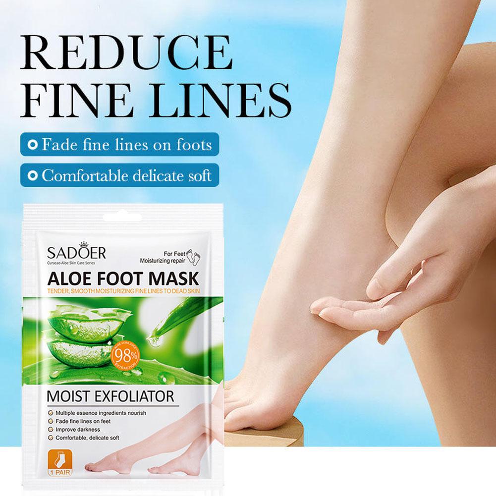 Aloe Vera Foot Mask Exfoliatin – обзор и цена Foot Mask Peeling