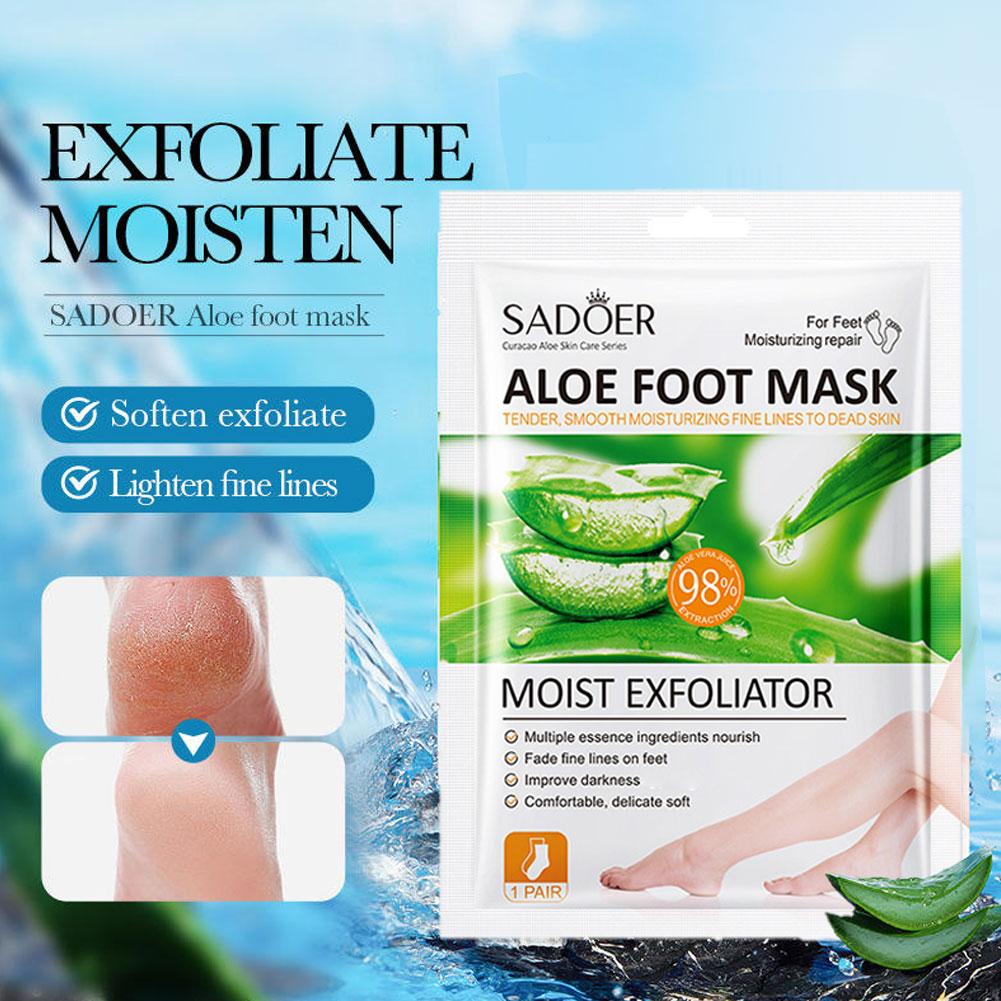 Aloe Vera Foot Mask Exfoliatin – обзор и цена Foot Mask Peeling