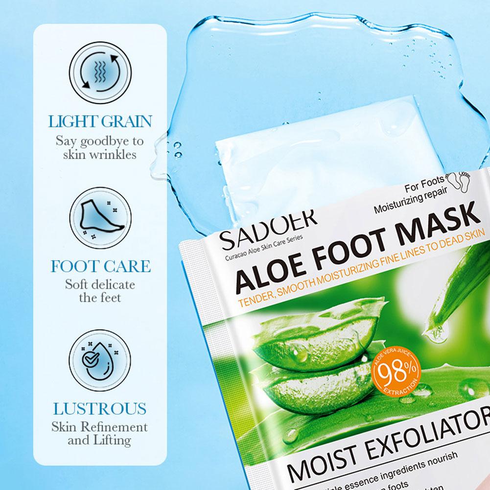 Aloe Vera Foot Mask Exfoliatin – обзор и цена Foot Mask Peeling