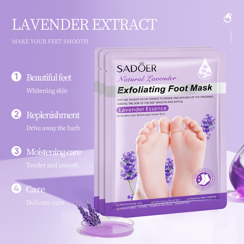 SADOER  Exfoliating Feet Mask  – обзор и цена Foot Mask Peeling