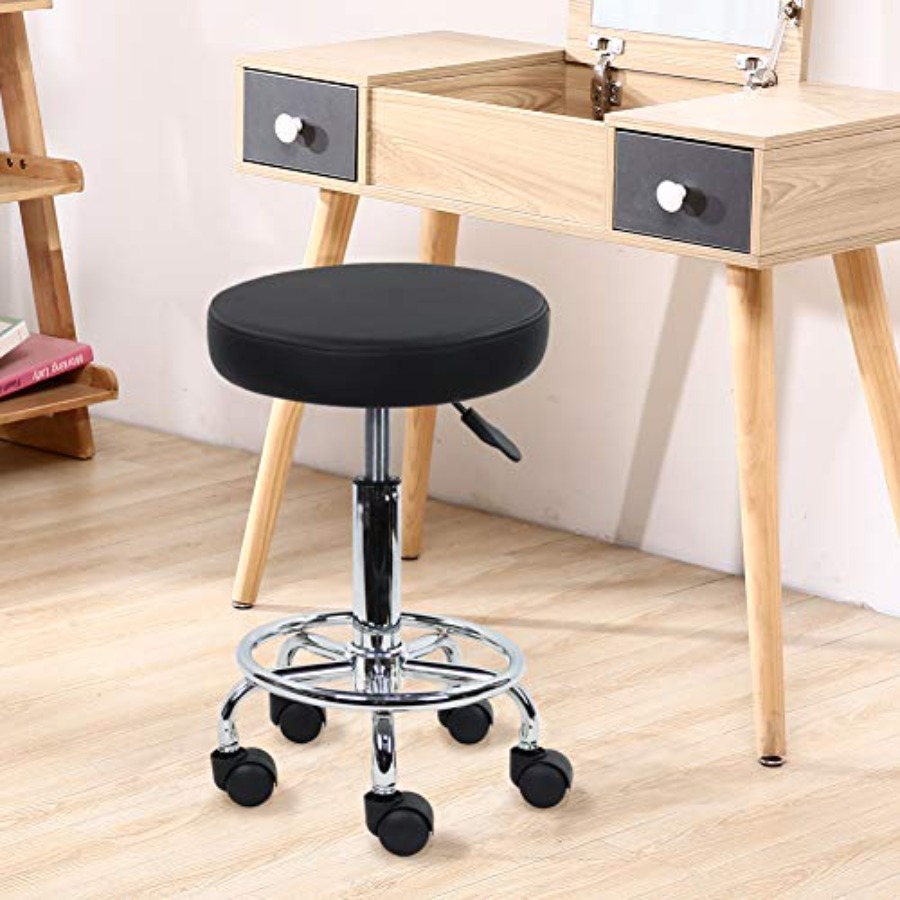 PU Leather Round Rolling Stool – обзор и цена Spa&Wellness Earth City Шелепиха