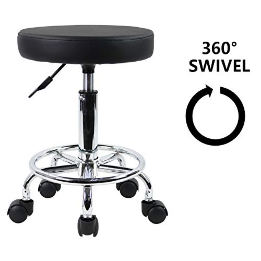 PU Leather Round Rolling Stool – обзор и цена Spa&Wellness Earth City Шелепиха
