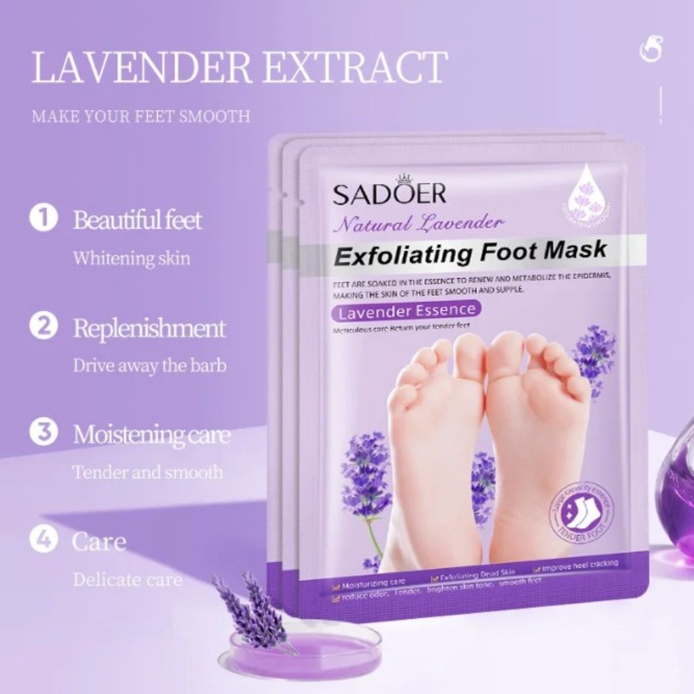 Milk Lavender Foot Mask Moistu – обзор и цена Foot Mask Peeling